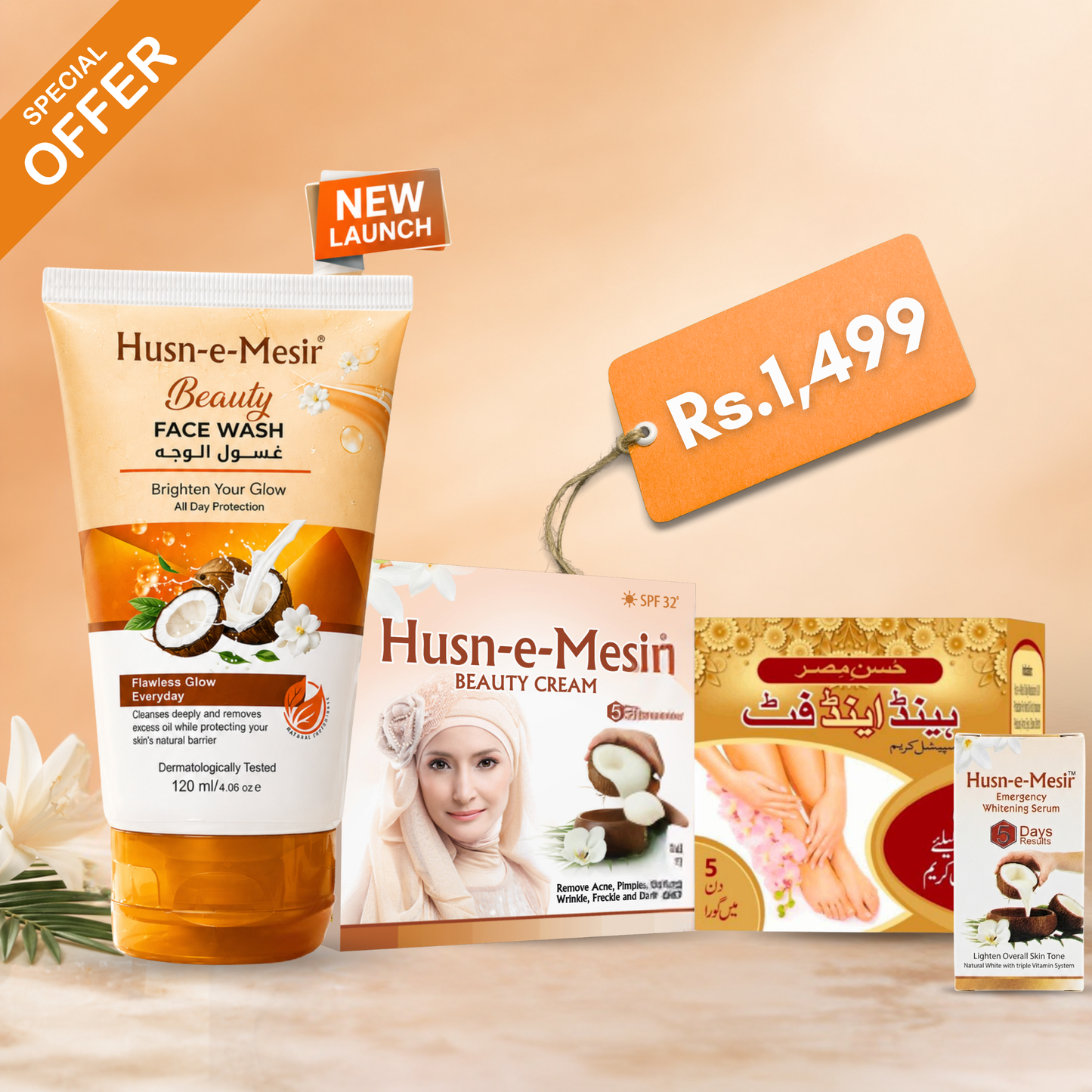 Husn-e-Mesir Bright & Glow Bundle